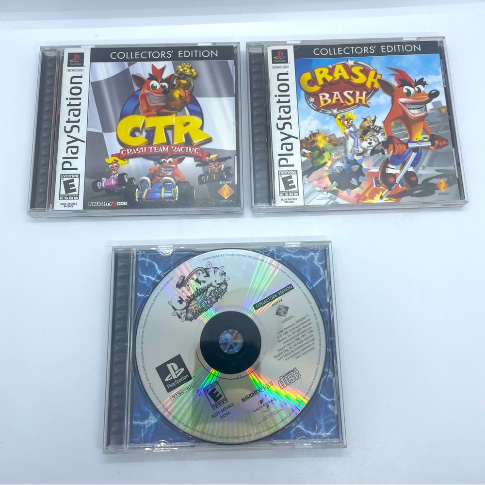 Sony Crash Bandicoot Collectors' Edition - missing 1 insert & outer box
